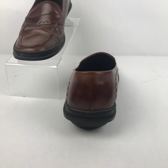 Cole Haan Men's Brown Leather Slip On Loafers - Picture 5 of 5